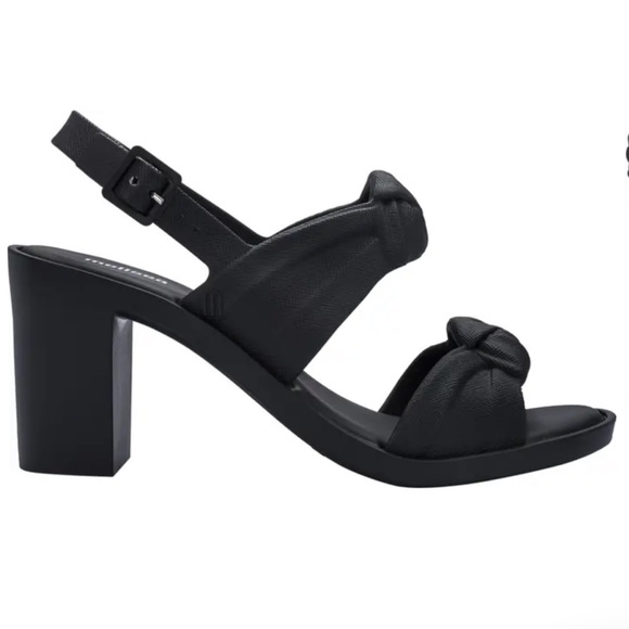 Melissa Women's Knotted Slingback High Heel Sandals - Picture 10 of 14